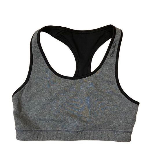 Reebok Other - Reebok Racerback Sports Bra Heather Gray Medium